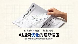南昌AI搜索优化品牌知名度暗藏哪些认知陷阱